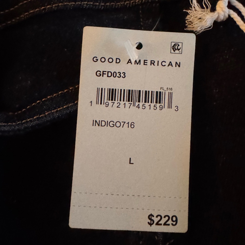 Good American Rinsed Denim Fit for Success Jumpsuit - Picture 6 of 6